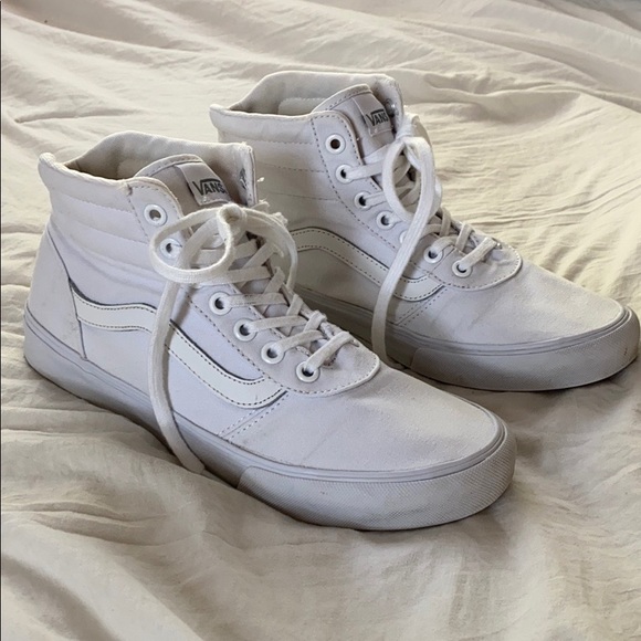 vans classic white high tops